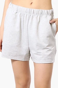 Sport Basic French Terry Shorts - Stone