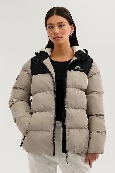 Super Triple Goose Colour Block Bomber Jacket