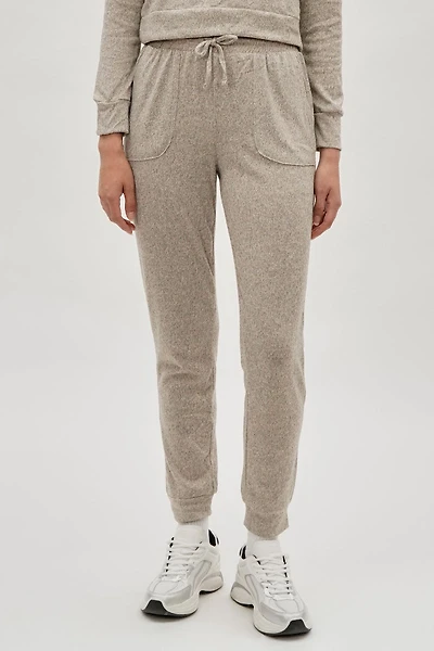 Fahrenheit Tie Waist Knit Joggers