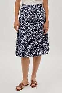 International INC Company Floral Fold Over Skirt