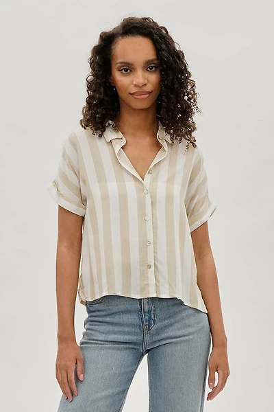 Stylexchange Vintage Striped Button Down Shirt