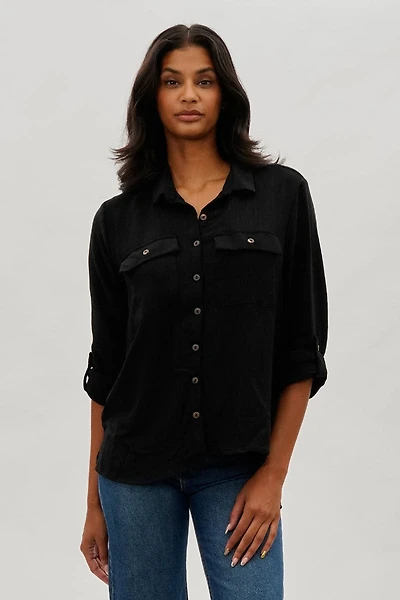 Stylexchange Vintage Button Up Utility Shirt