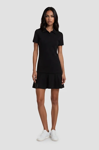 Short Sleeve Tiered Dress
