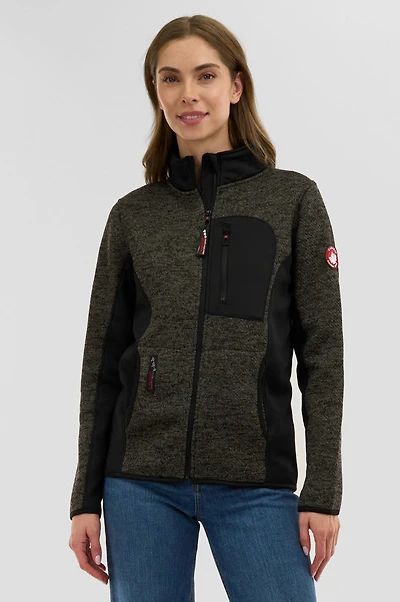 Canada Weather Gear Fleece Zip Up Lightweight Jacket
