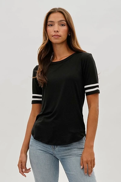 Stylexchange Vintage Striped Varsity Tee