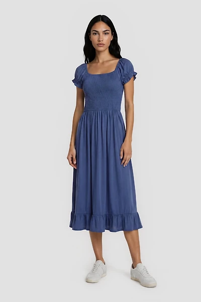 Smocked Maxi Dress