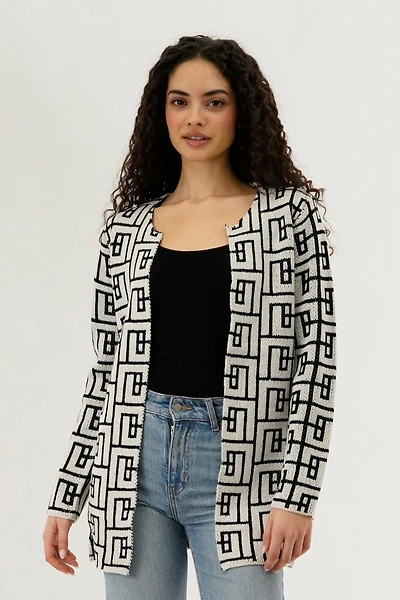 Beechers Brook Long Sleeve Knit Open Cardigan