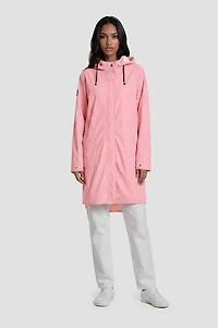 Long Lightweight Raincoat - Pink