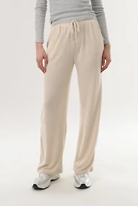 International INC Company Wide Leg Sweatpants - Cream