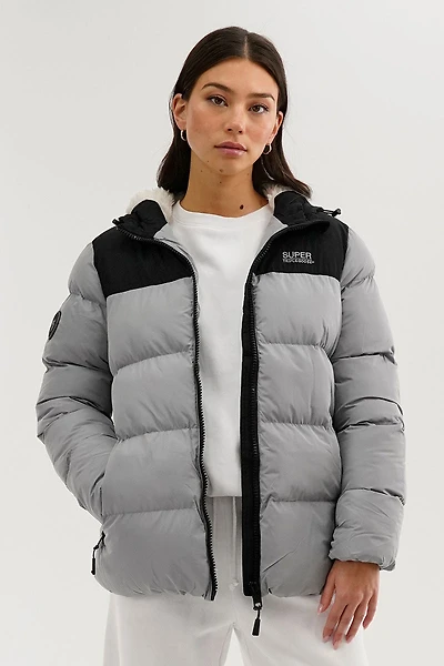 Super Triple Goose Colour Block Bomber Jacket