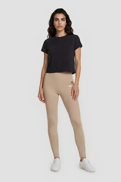 Long Leggings - Taupe