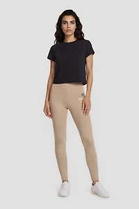 Long Leggings - Taupe