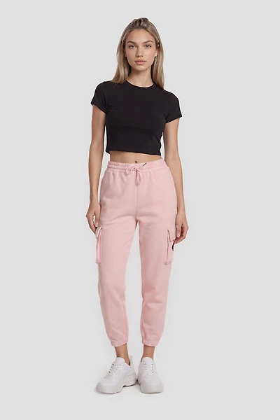Fleece Joggers With Side Pockets
