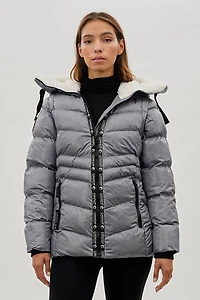 Canada Weather Gear Zip Off Sleeve Bomber Jacket