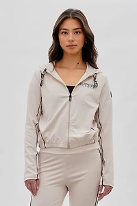 Super Triple Goose Cropped Active Hoodie