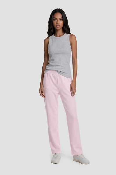 Classic Straight Leg Sweatpants - Pink