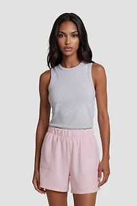 Loose Fit Sweat Shorts - Pink