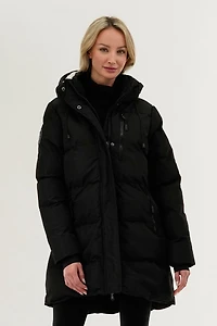 Camada Weather Gear Colour Block Puffer Parka Jacket