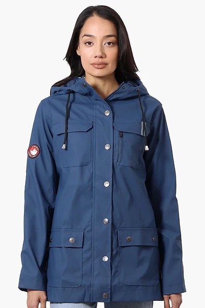 Canada Weather Gear Hooded Soft Shell Lightweight Jacket