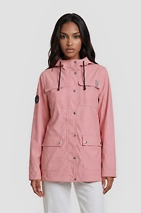 Lightweight Reflective Rain Jacket - Pink