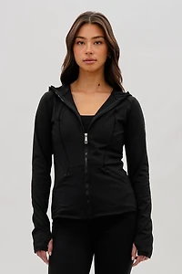 Canada Weather Gear Hooded Yoga Lightweight Jacket