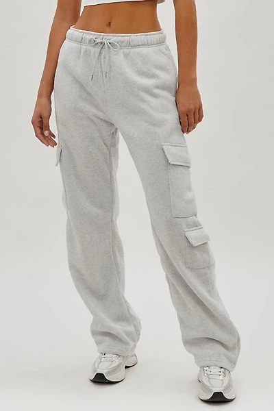 Fahrenheit Drawstring Cargo Pocket Sweatpants - Stone