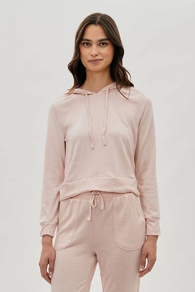 Cropped Pullover Hoodie