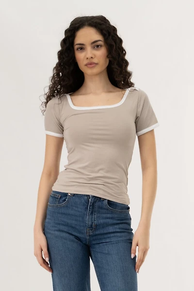 Short Sleeve Tee - Stone