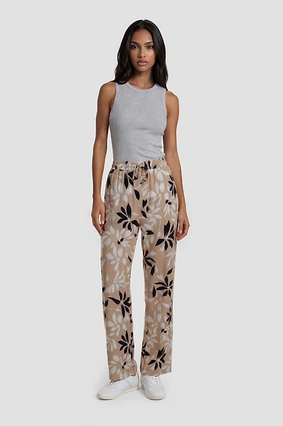 Printed Drawstring Pants