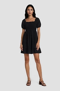 Smock Dress - Black
