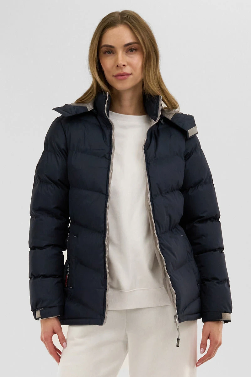 Canada Weather Gear Chevron Bubble Bomber Jacket