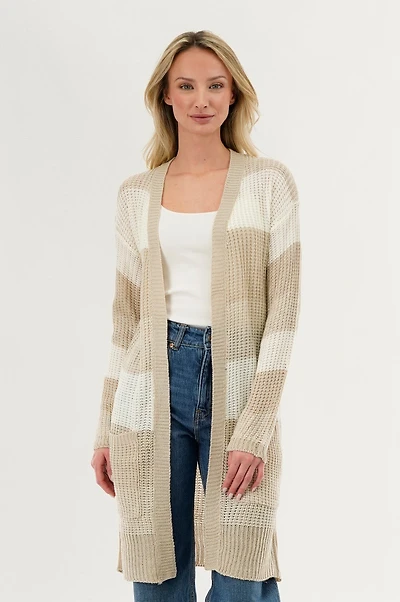 Stylexchange Striped Knit Cardigan