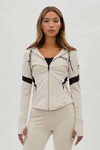 Super Triple Goose Zip Up Active Hoodie