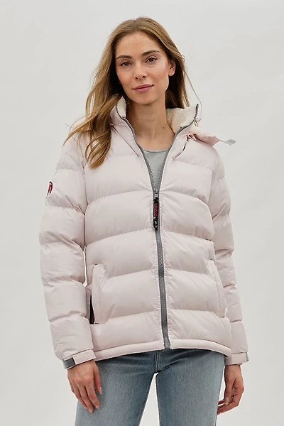 Canada Weather Gear Sherpa Lined Collar Bomber Jacket