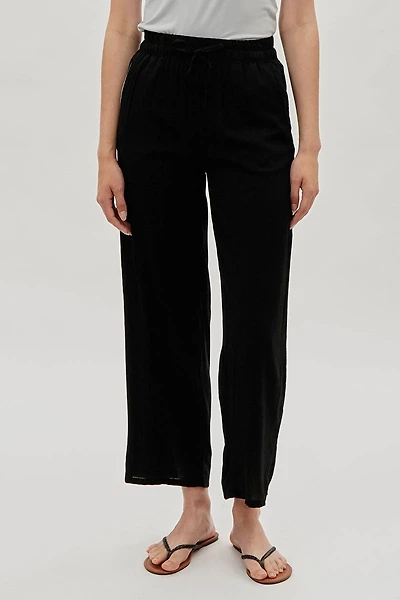 International INC Company Tie Waist Wide Leg Pants