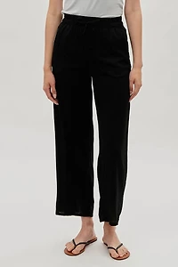 International INC Company Tie Waist Wide Leg Pants