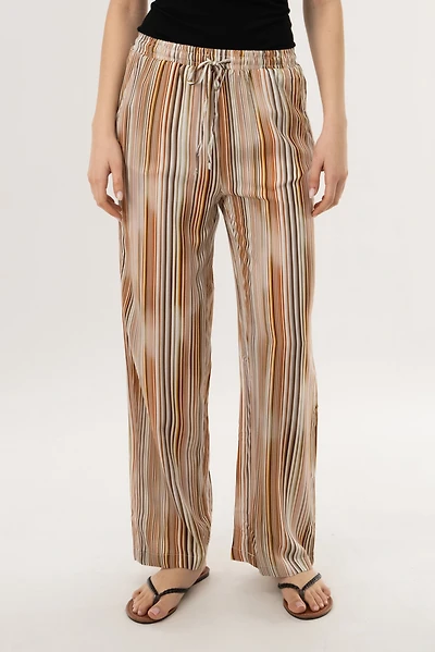 Palazzo Striped Pants - Multi