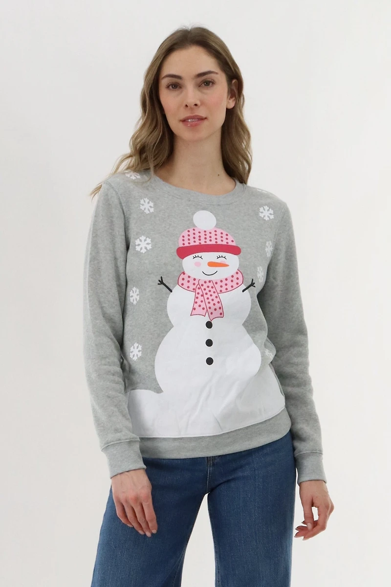 Festive Snowman Christmas Sweater
