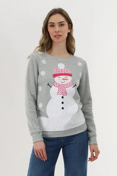 Festive Snowman Christmas Sweater