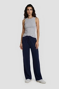 Easy Drawstring Pants - Navy