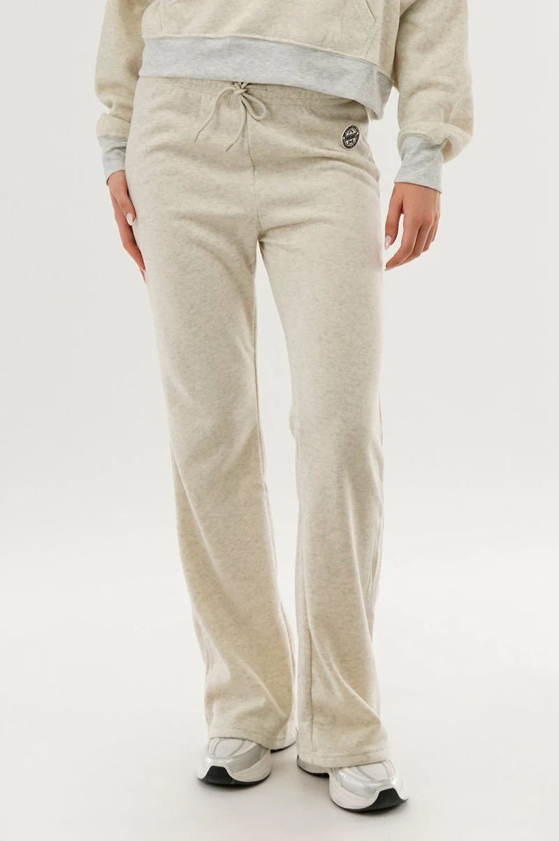 Fahrenheit Classic Wide Leg Sweatpants - Cream