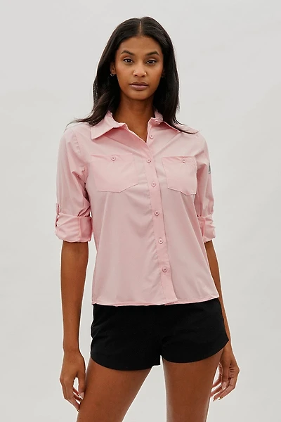 Canada Weather Gear Button Up Utility Shirt