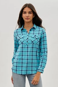 Urbanology Plaid Button Down Shirt