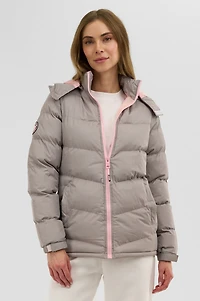 Canada Weather Gear Chevron Bubble Bomber Jacket