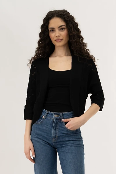 Beechers Brook 3/4 Sleeve Shrug Cardigan