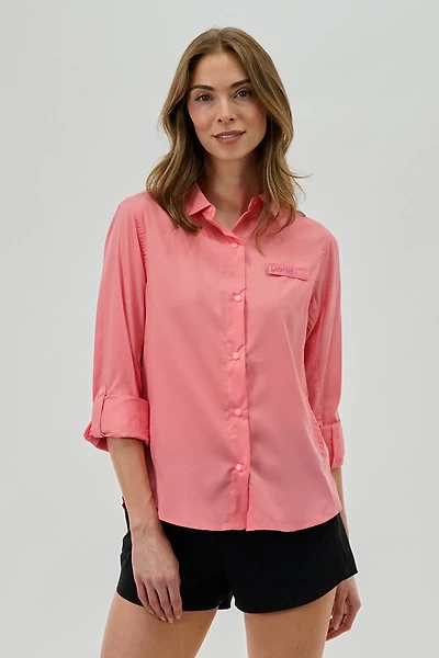 Canada Weather Gear Button Up Collared Shirt