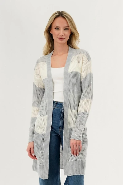 Stylexchange Striped Knit Cardigan