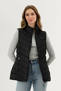 Canada Weather Gear Chevron Quilted Vest