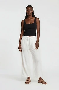 Cropped Wide Leg Pants