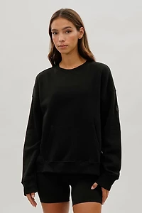 Fahrenheit Drop Shoulder Kangaroo Pocket Sweatshirt